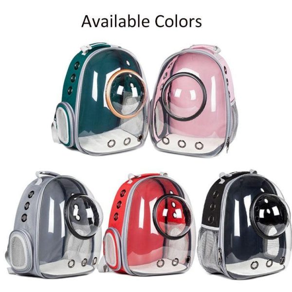 Astronaut Bubble Transparent Travel Backpack Cat Carrier - Image 9