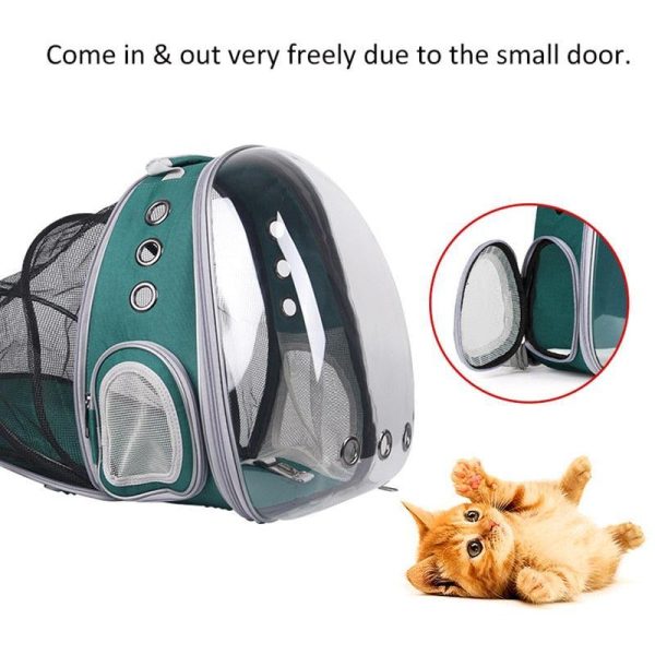 Expendable Astronaut Capsule Breathable Transparent Backpack Cat Carrier - Image 5