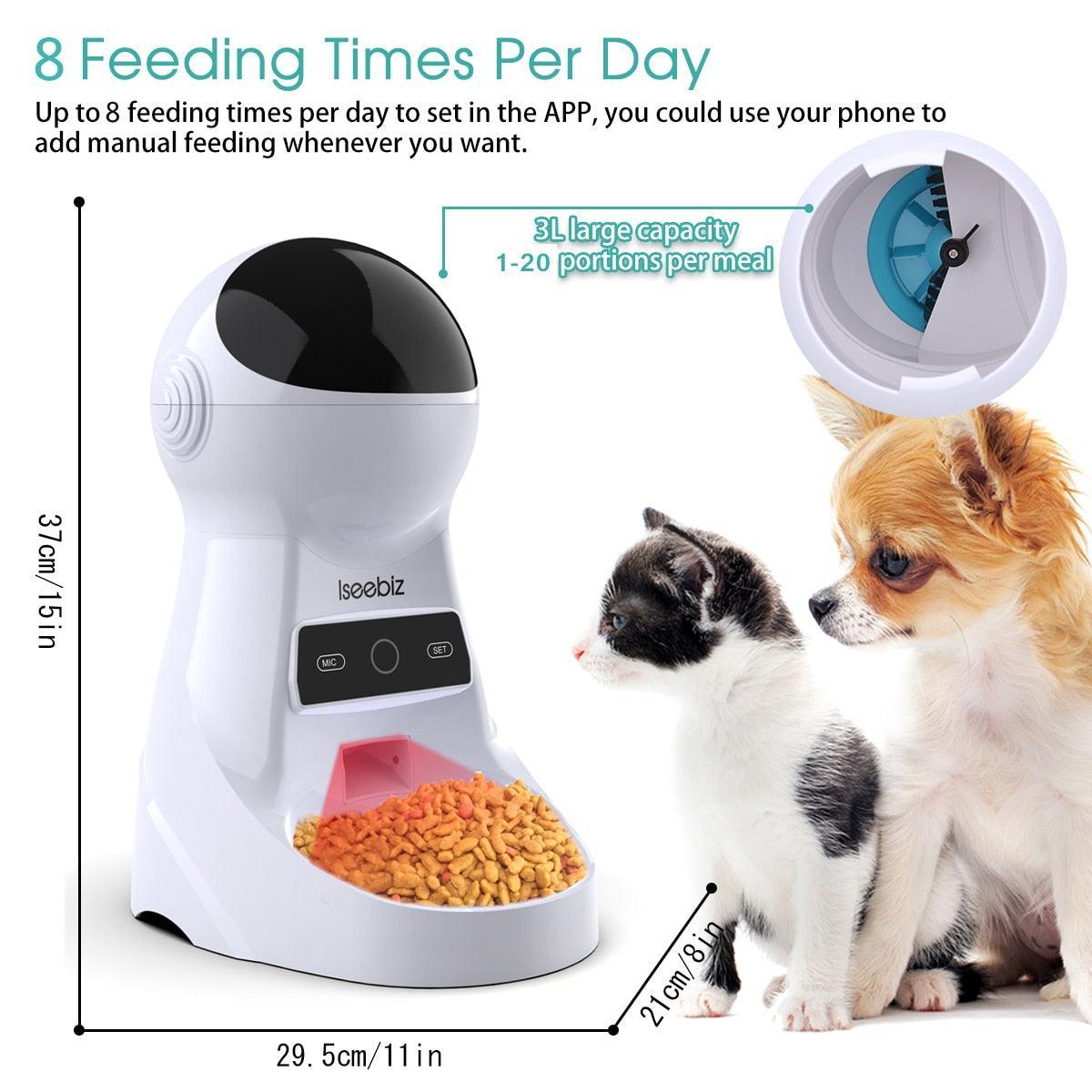 Automatic Camera Record and Voice Support Cat Feeder - Image 11