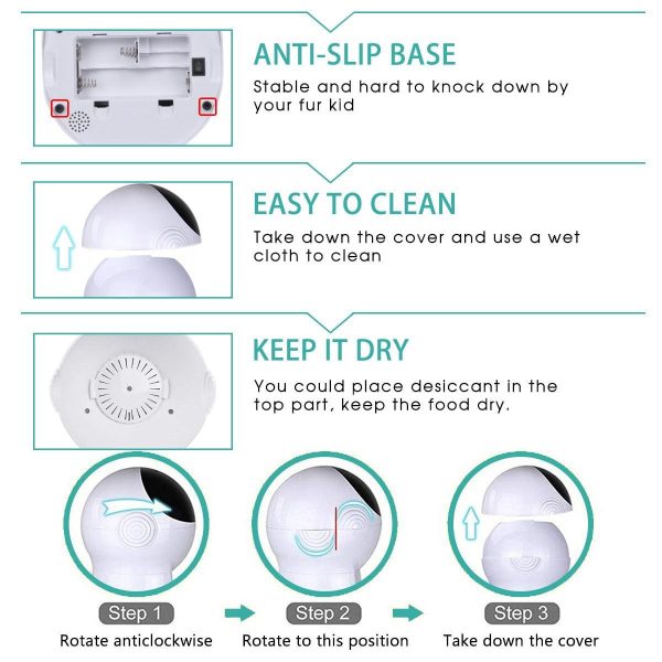 Automatic Camera Record and Voice Support Cat Feeder - Image 10