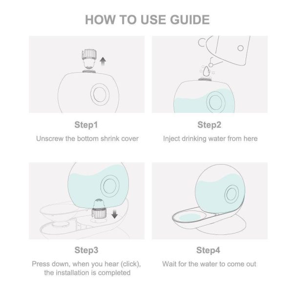 Automatic Water Dispenser Cat Water Bowl - Image 7
