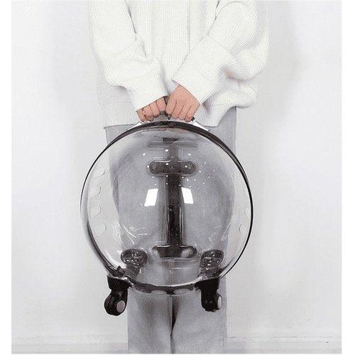 Bubble Trolley Transparent Case Traveling Handbag Carrier - Image 7