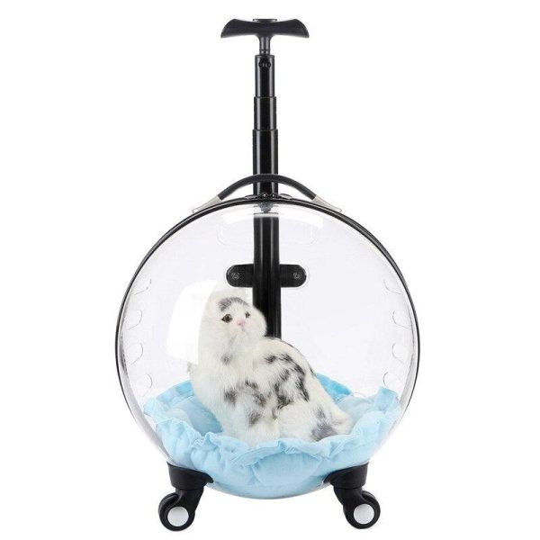 Bubble Trolley Transparent Case Traveling Handbag Carrier - Image 2