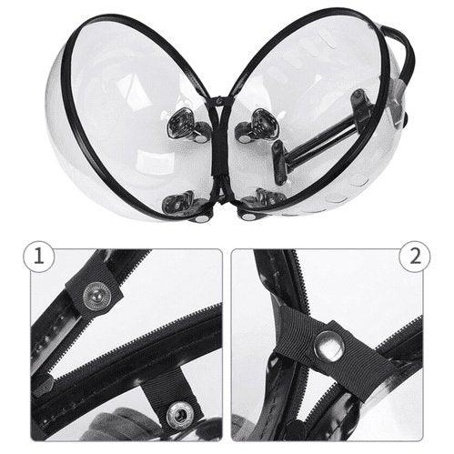 Bubble Trolley Transparent Case Traveling Handbag Carrier - Image 5