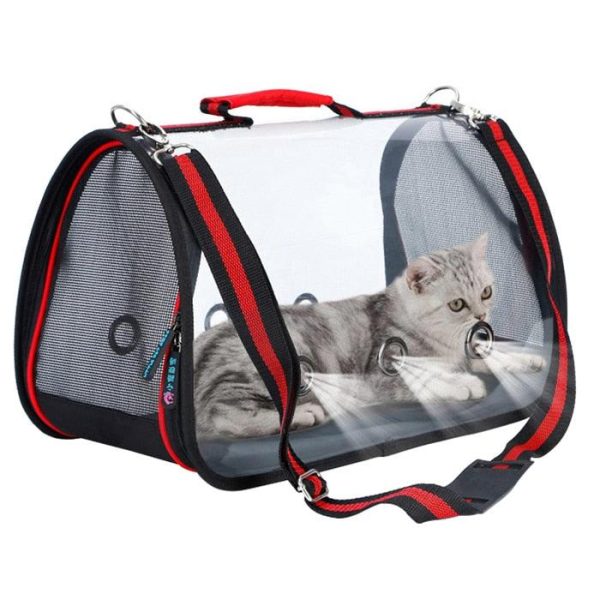 Transparent Lightweight Tote Shoulder Bag Pet Carrier - Image 3