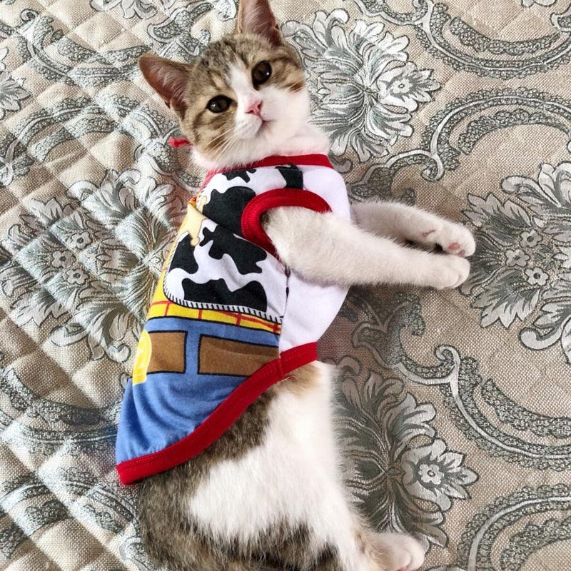 Cute Pet Vest Shirt Costume