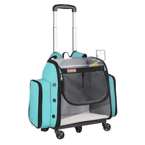 Foldable Transparent Breathable Traveling Cat Carrier With Water Supply - Image 8