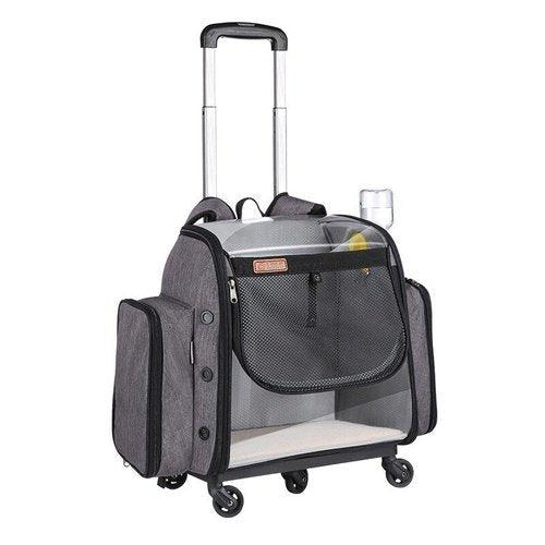 Foldable Transparent Breathable Traveling Cat Carrier With Water Supply - Image 7