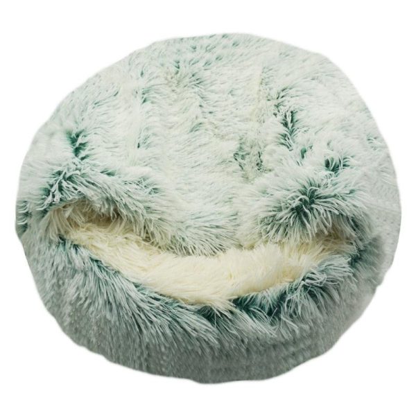 Winter 2 in 1 Cat Bed Round Warm Pet House - Image 11