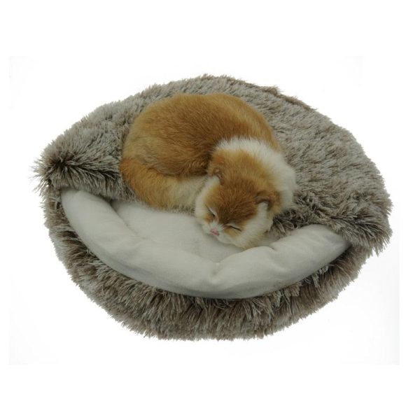 Winter 2 in 1 Cat Bed Round Warm Pet House - Image 6