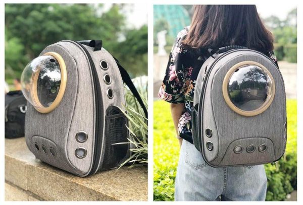 Cats Traveling Backpack Space Capsule Handbag Carrier - Image 10
