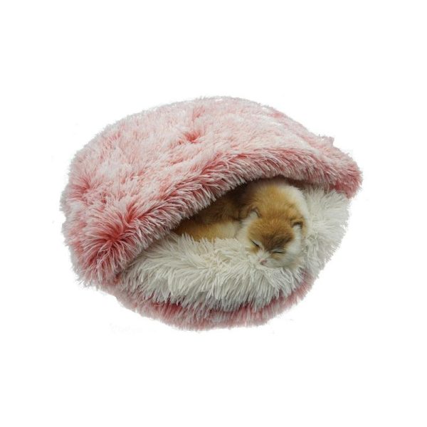 Winter 2 in 1 Cat Bed Round Warm Pet House - Image 10