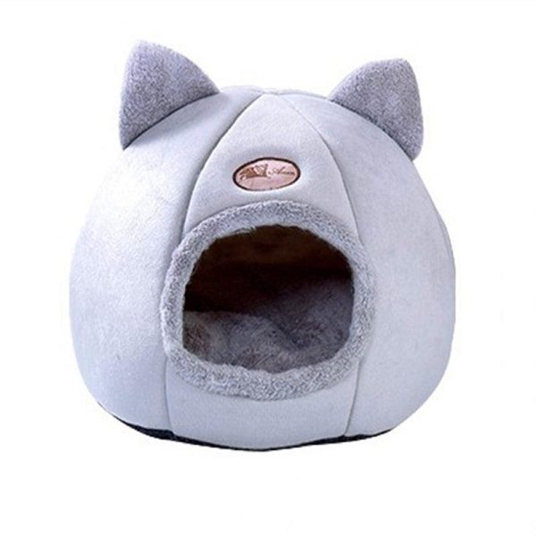 Indoor Cat Bed House With Mattress - Image 6