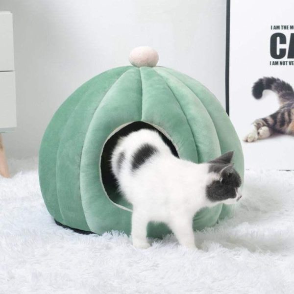 Pet House Bed Comfort Winter Kitten House - Image 5