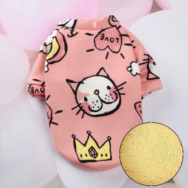 Rabbit Print Pet Cat Costume - Image 17