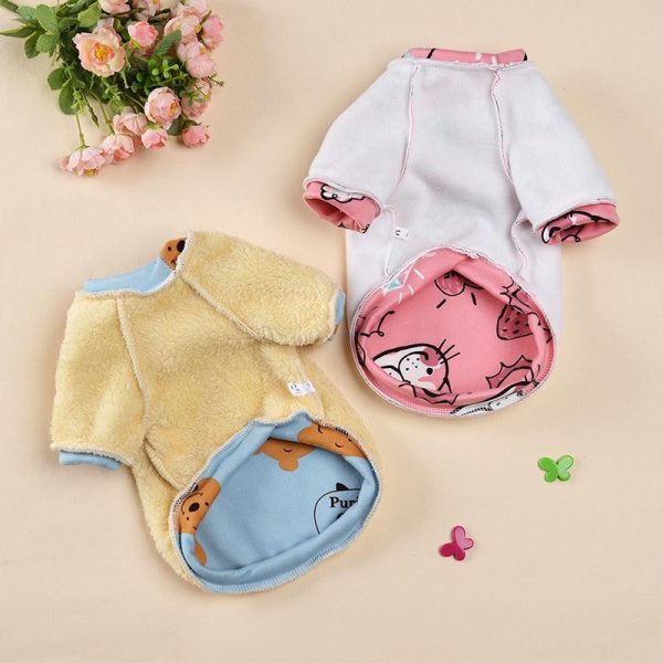 Rabbit Print Pet Cat Costume