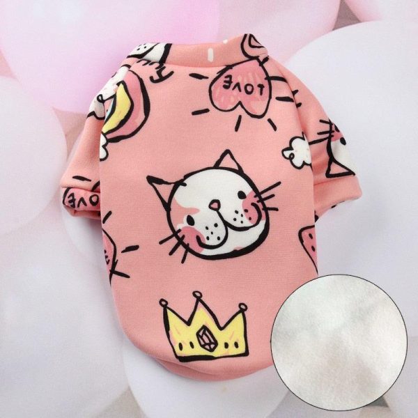 Rabbit Print Pet Cat Costume - Image 13
