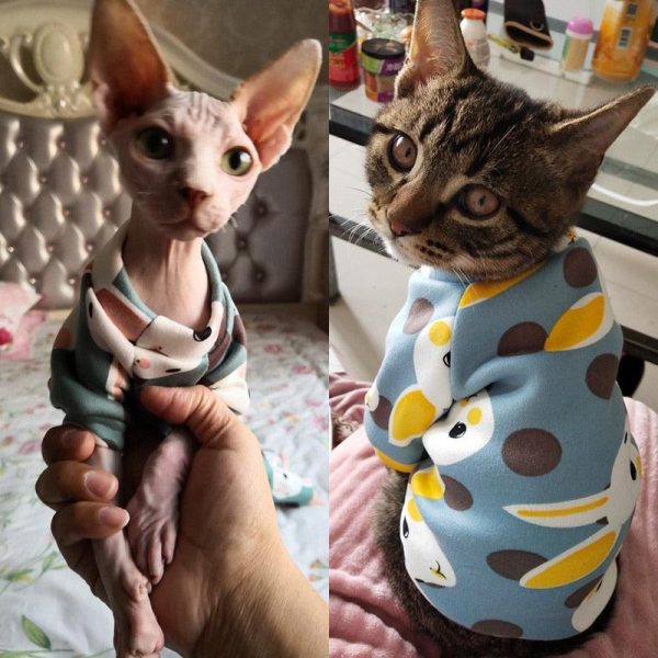 Rabbit Print Pet Cat Costume - Image 3