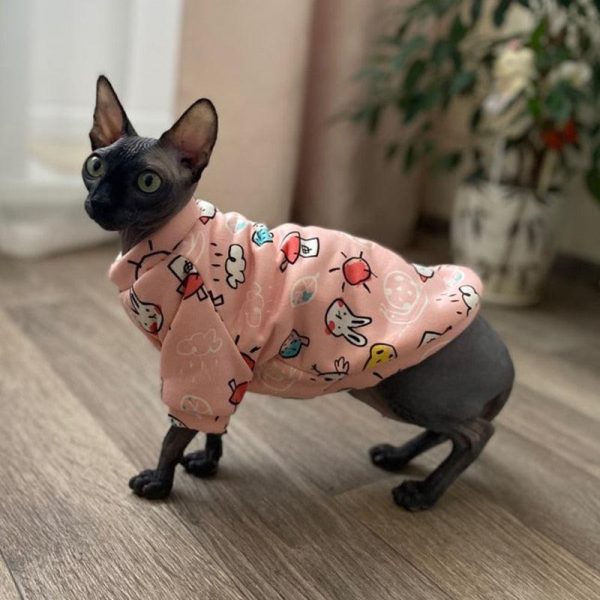 Rabbit Print Pet Cat Costume - Image 6