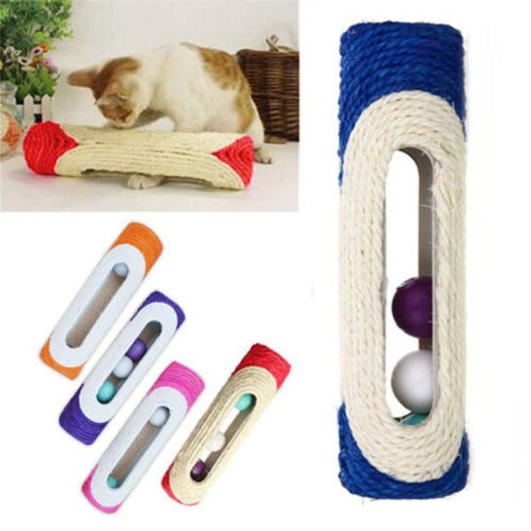 Sisal Scratching Toy With Rolling Balls