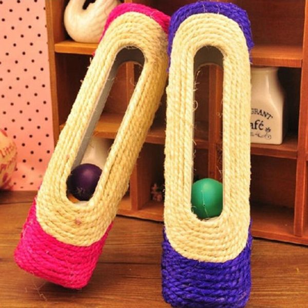 Sisal Scratching Toy With Rolling Balls - Image 3