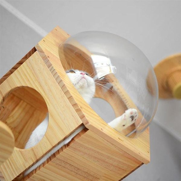 Wall-mounted Cat Climbing Frame - Image 3