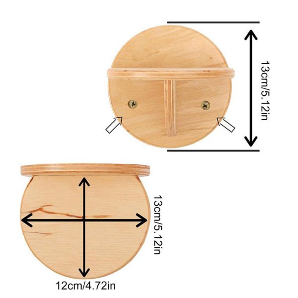 Wooden Cat Climbing Wall Steps - Image 5